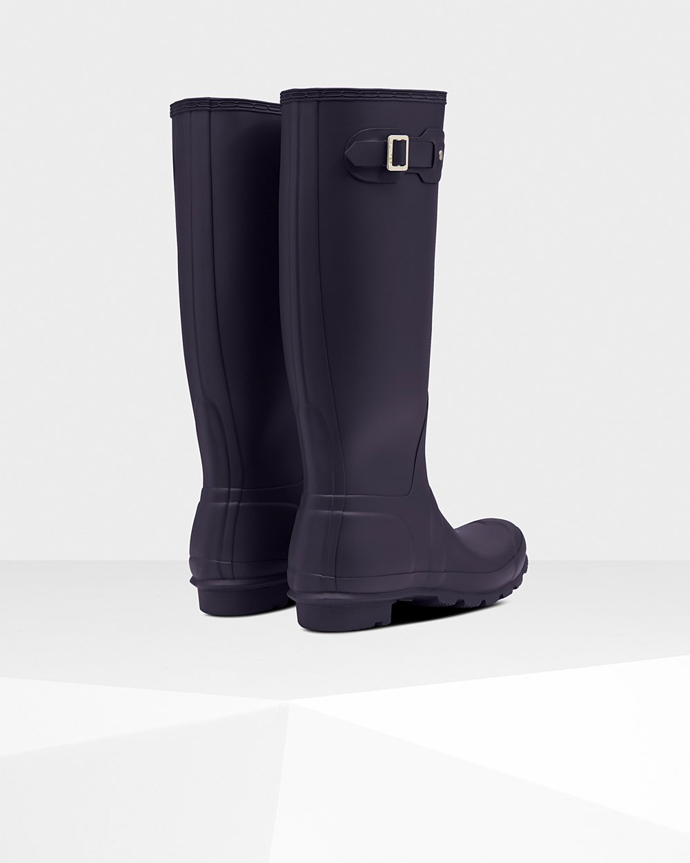 Womens Hunter Original - Tall Rain Boots Purple - 8097-JZQDI